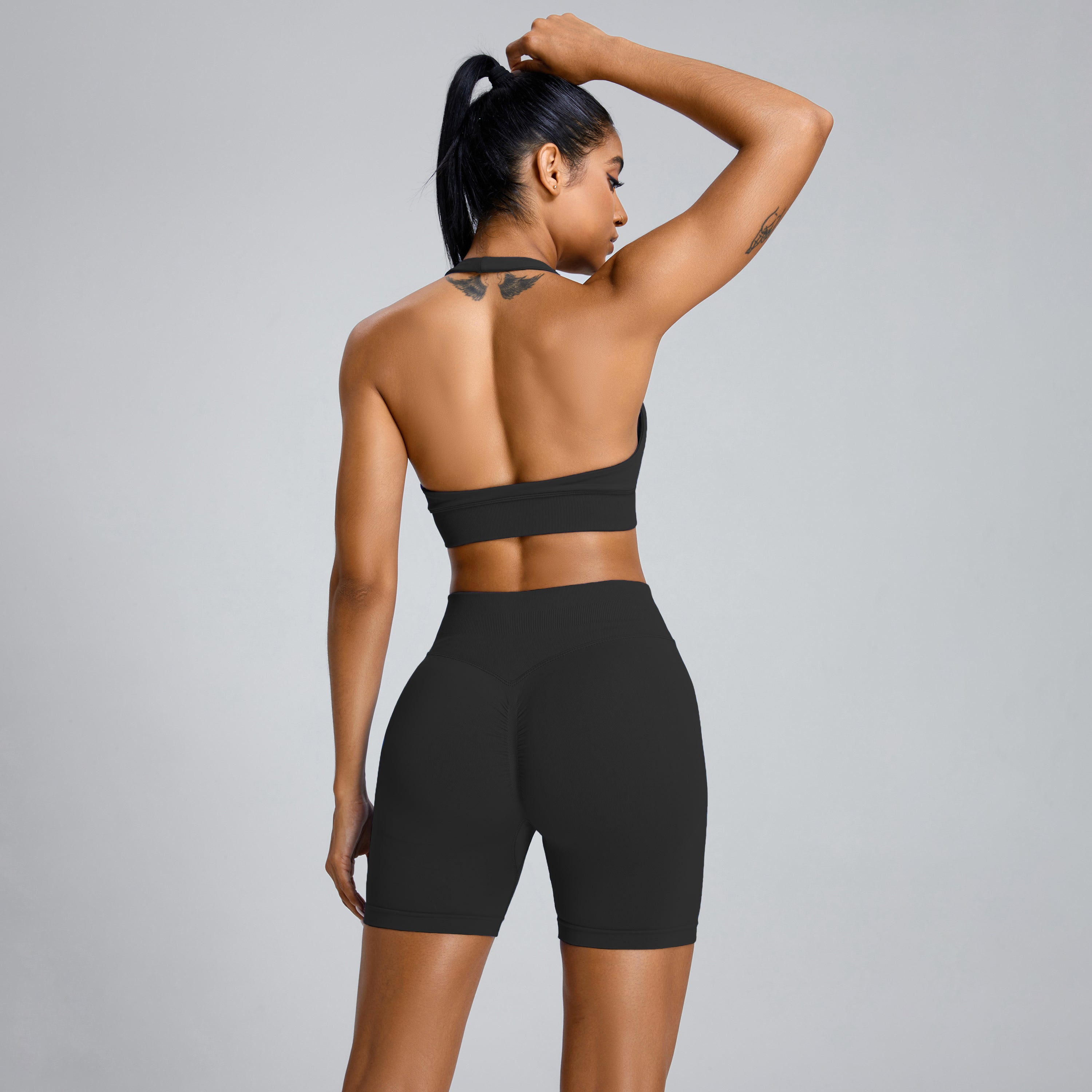 Short Low Sculpt Scrunch - Onyx - Joy Studio - Sportswear