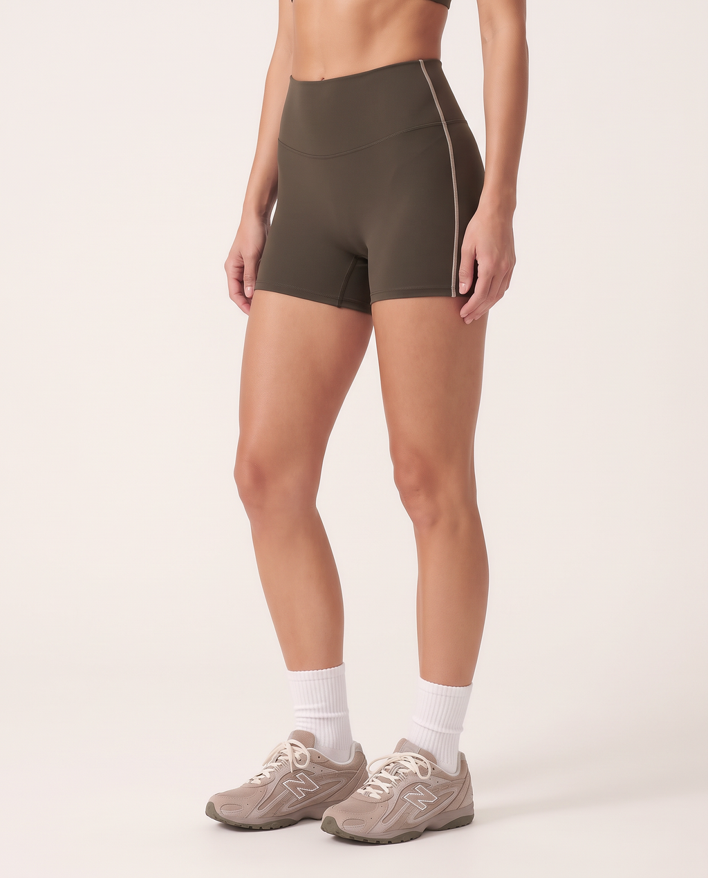 Short Track - Cacao - Joy Studio - Sportswear